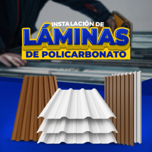 Instalación de láminas de policarbonato